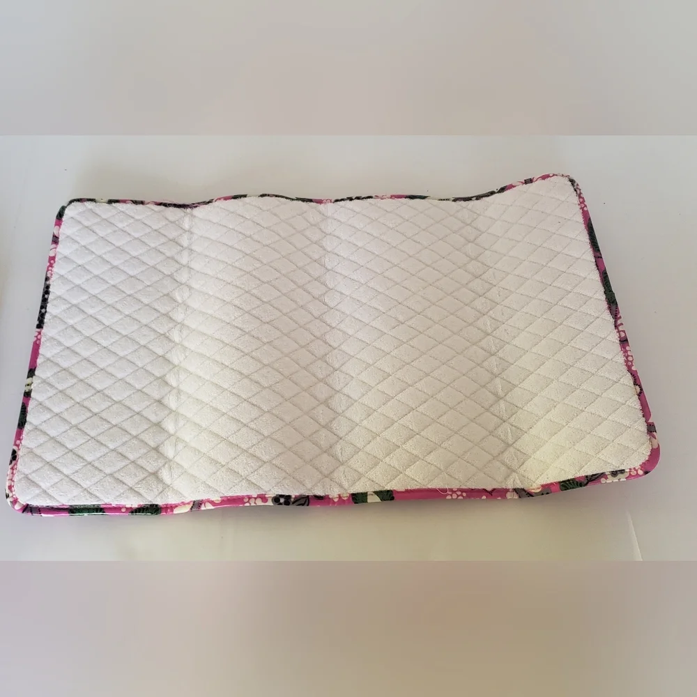 Vera Bradley Priscilla Pink Diaper Bag With Changing Pad